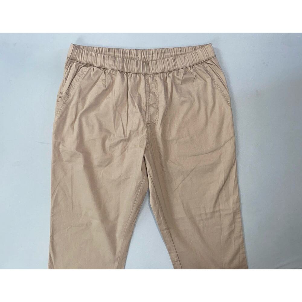 Pact Men's Pull On Lightweight Organic Cotton Canvas Jogger Pants. Men's L. New